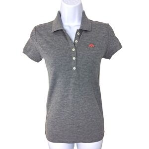 Aeropostale Short Sleeve Polo‎ Shirt Womens XS Preppy School Academia Sporty